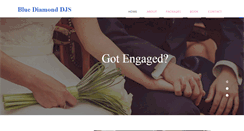 Desktop Screenshot of bluediamonddjs.com